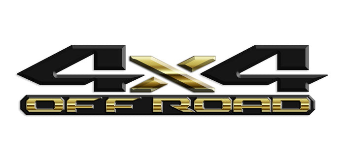 Black & Grass 3D 4x4 Off Road Bedside Vinyl Decals Dodge Ram 1500 2500 3500 Power Wagon