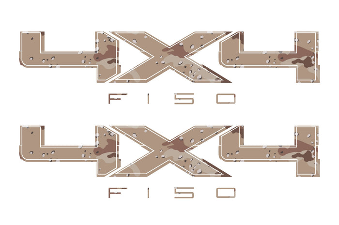 4X4 F150 Bedside Desert Decal Fits Ford Truck 2008-2017 F150-250 SUPER DUTY