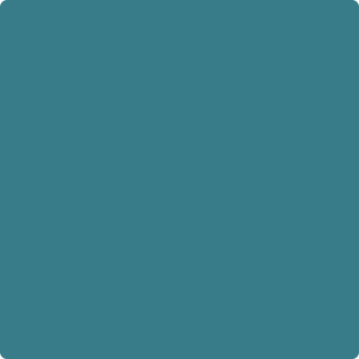 727-Calypso: Blue a paint color by Benjamin Moore avaiable at Clement's Paint in Austin, TX.