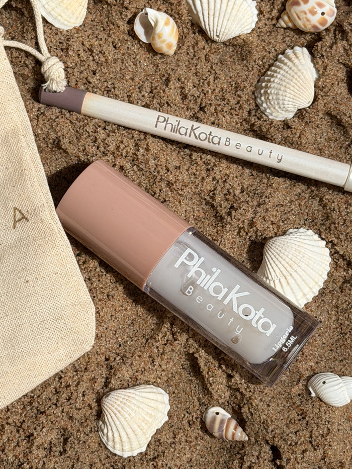 Beach Babe Duo - Coconut Lip Oil & Sand Lip Liner