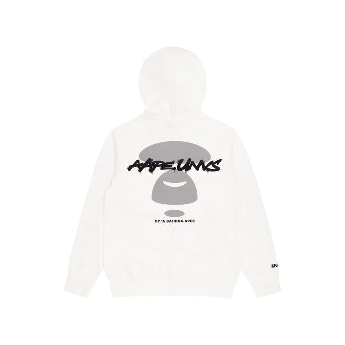 Aape By Bathing Ape Moonface Pullover Hoodie Ivory