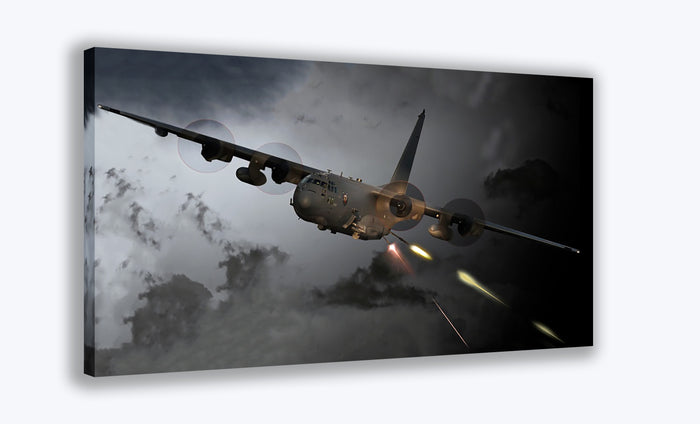 AC-130U Gunship Canvas Print