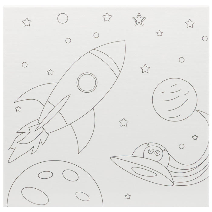 Canvas Painting Set 8pc - Assorted