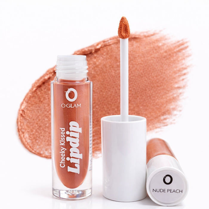 Cheeky Kissed Lipdip (Multi-way) by O Glam - ALMOND ROSE