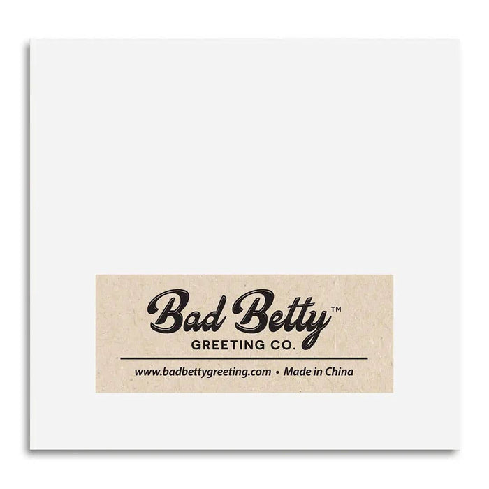 Close-up of the "For the Fuckteenth Time" sticky note pad by Bad Betty Greeting Co., showing colorful, playful notepad pages.