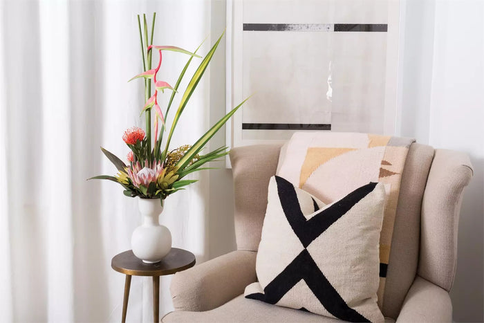Large Abstract Ceramic Vase