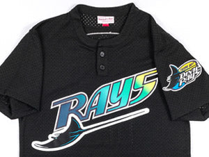 Mitchell & Ness #12 WADE BOGGS 1998 Authentic Cooperstown Collection Mesh Batting Practice Jersey Tampa Bay Devil Rays