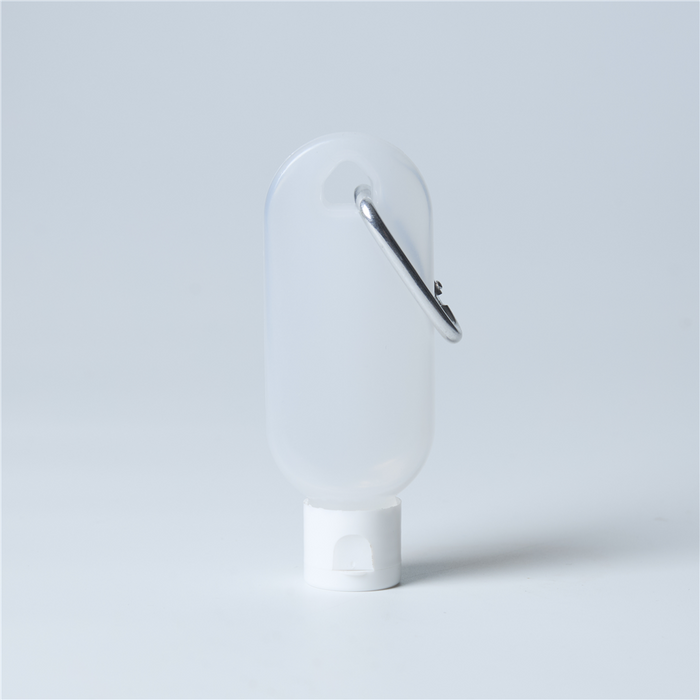 Oval Hand Sanitizer Bottle with Ring