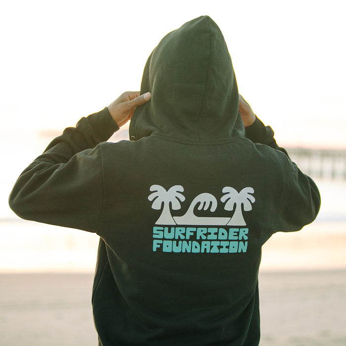 Palm Paradise Zip Hoodie