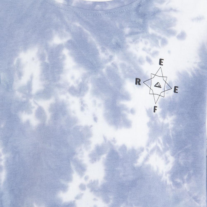 Polera Boys Tie Dye Blue White Grey