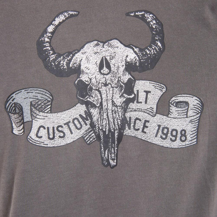 Polera Men Skull Gray
