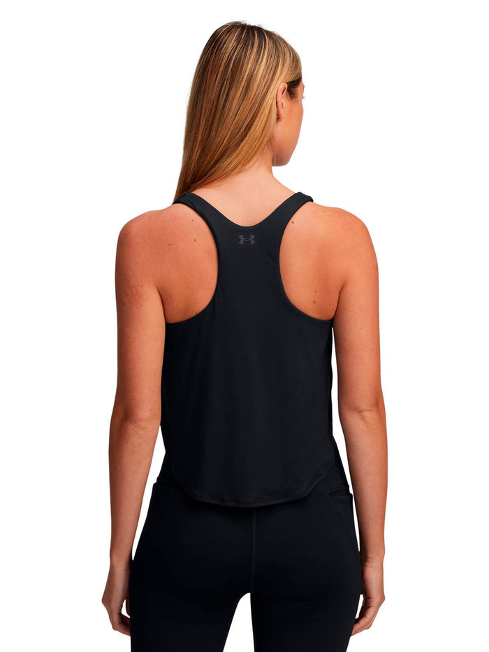 Polera sin manga 2 en 1 de entrenamiento para mujer Motion negro Under Armour