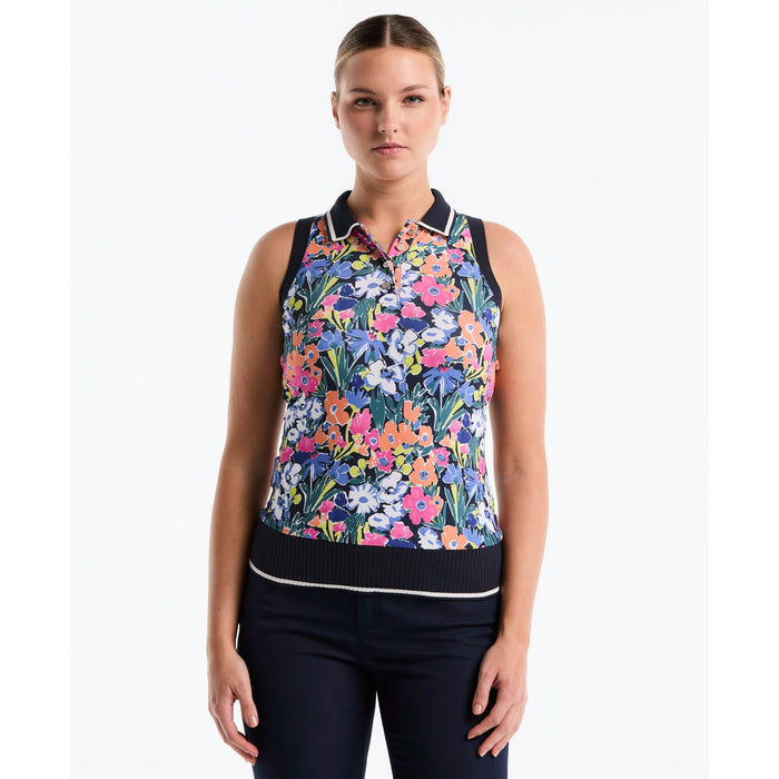 POLO PENGUIN WOMEN'S SKETCH FLORAL SLEEVELESS FEMME