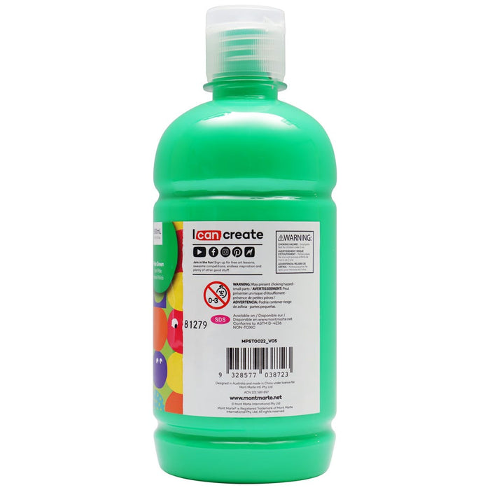 Poster Paint 500ml (16.91 US fl.oz) - Pale Green