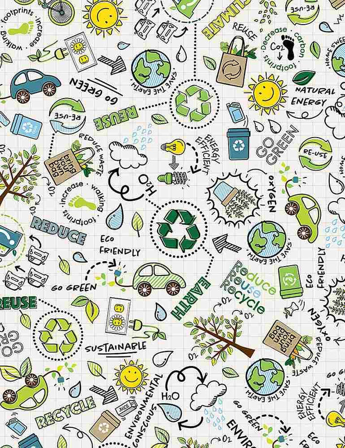 REDUCE REUSE RECYCLE (4 YARDS)