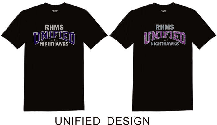 RHMS UNIFIED Tee- 2 designs -Matte or Glitter