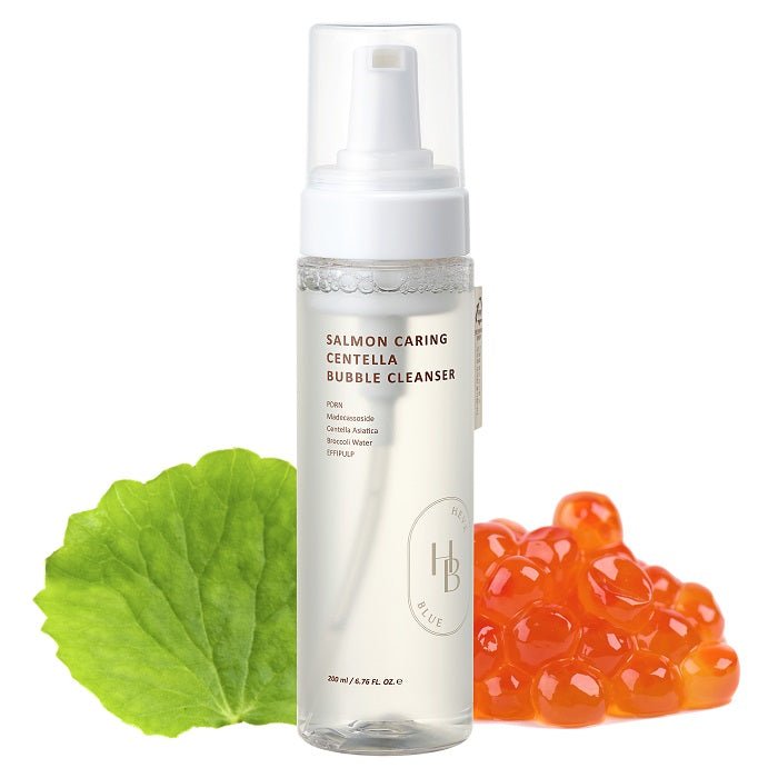 SALMON CARING CENTELLA BUBBLE CLEANSER - Spuma Curatare Ten Cu Extract De Adn De Somon - skinseen.ro