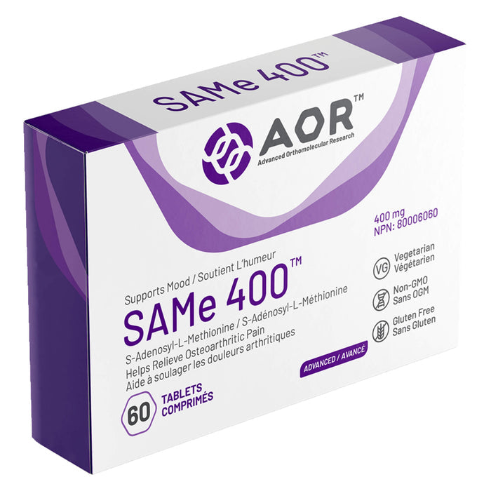 Box of AOR SAMe 400 60 Tablets