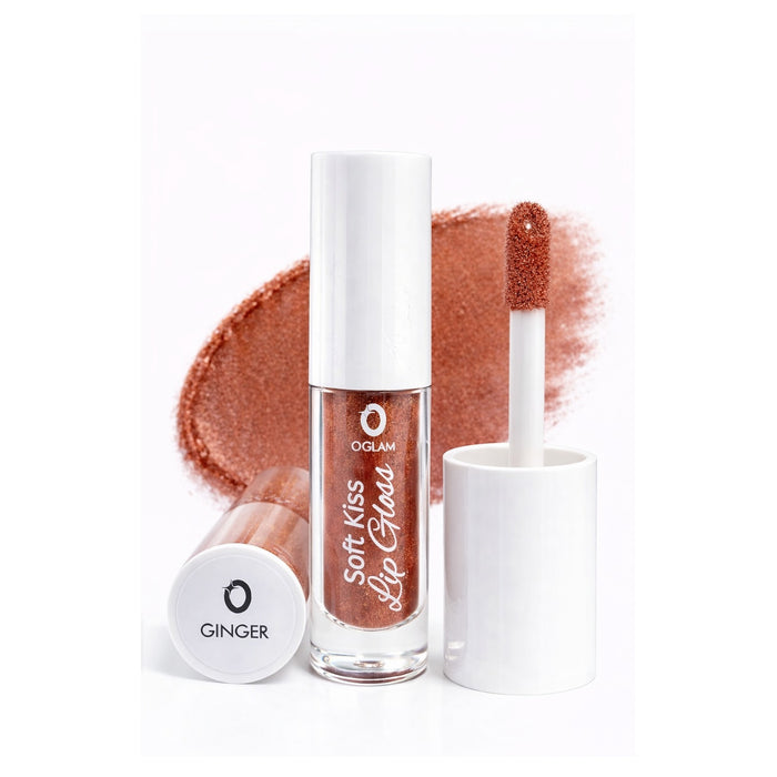 Soft Kiss Lip Gloss by O Glam - AUBURN