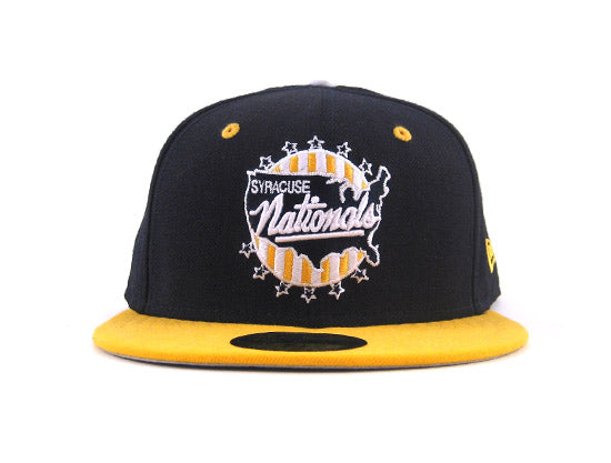 Syracuse Nationals New Era 5950 Fitted Hat (NAVY YELLOW GRAY UNDER BRIM)