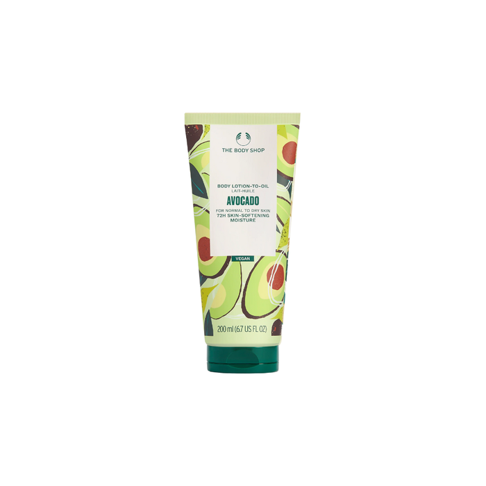 The Body Shop Avocado Body Lotion-To-Oil