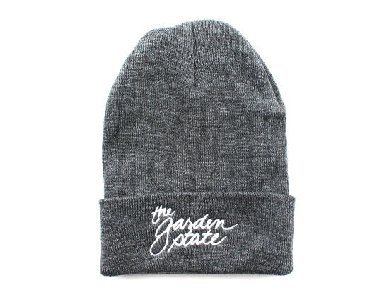The Garden State Script Beanies (Gray)