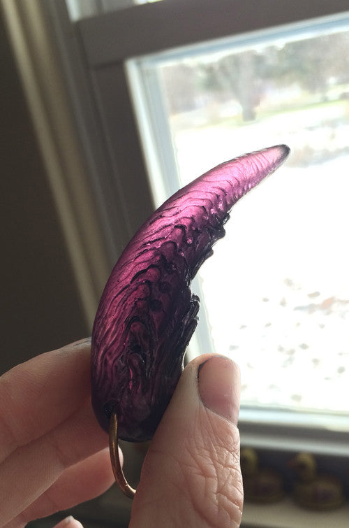 TUSK OF APOPHIS- PURPLE WITH GREY