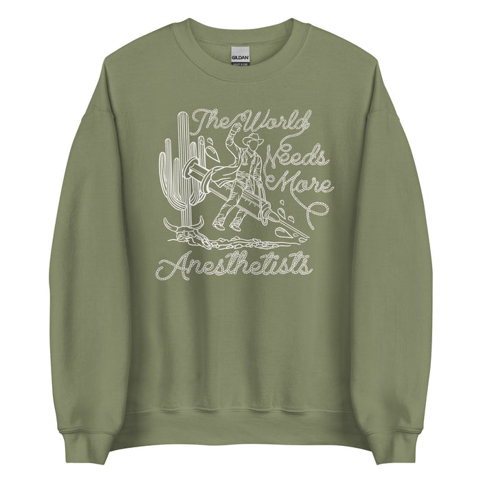 TWNM-Anesthetists Unisex Crewneck Dark Colors