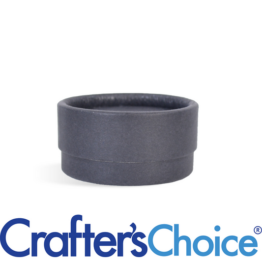 0.5 oz Black Paperboard Jar & Lid Set