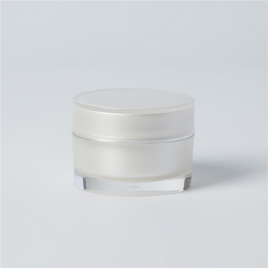 1 oz Acrylic Double Wall Jar & Lid