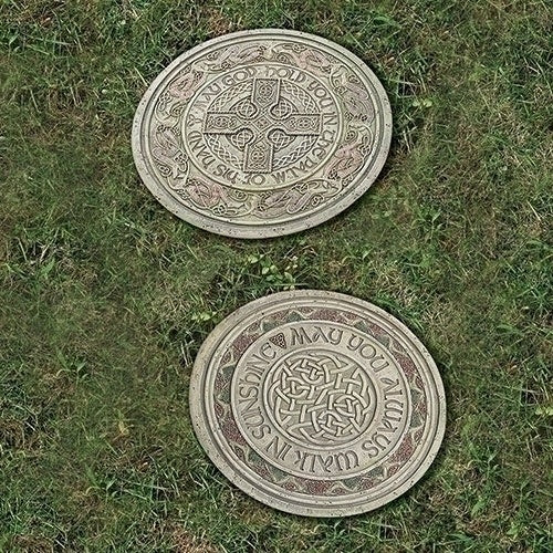 11" Celtic Garden Stone Assorted