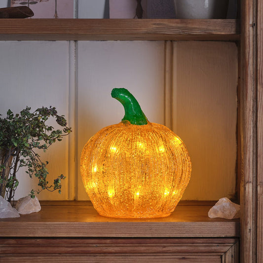 15cm Pumpkin Light Up Halloween Decoration