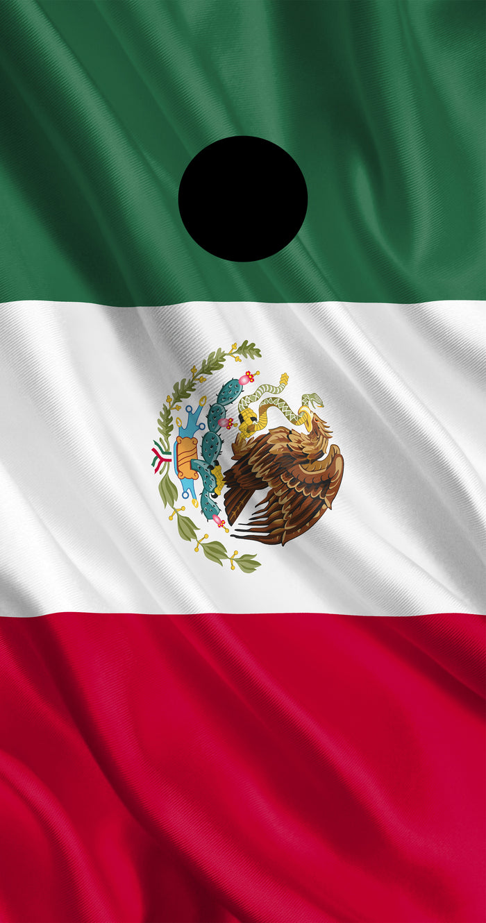 2 x Cornhole Board Bag Toss Vinyl Wrap Set-Mexico Flag Universal Fit Oracal 3M
