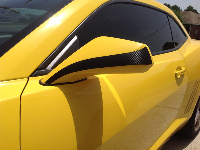 2010-2014 CHEVY CAMARO SIDEVIEW MIRROR VINYL ACCENT DECAL RACING SS RS LS LT EMBLEM-0054