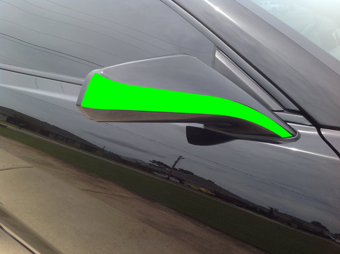 2010-2014 CHEVY CAMARO SIDEVIEW MIRROR VINYL ACCENT DECAL RACING SS RS LS LT EMBLEM-0054
