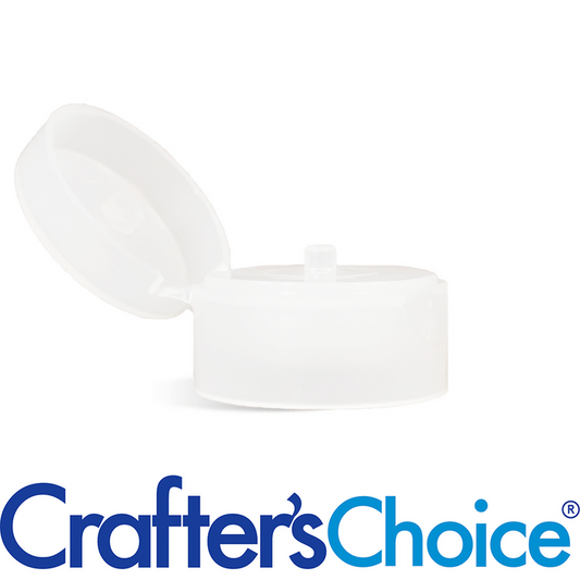 22/400 White Flip Top Cap - 1.5 inch