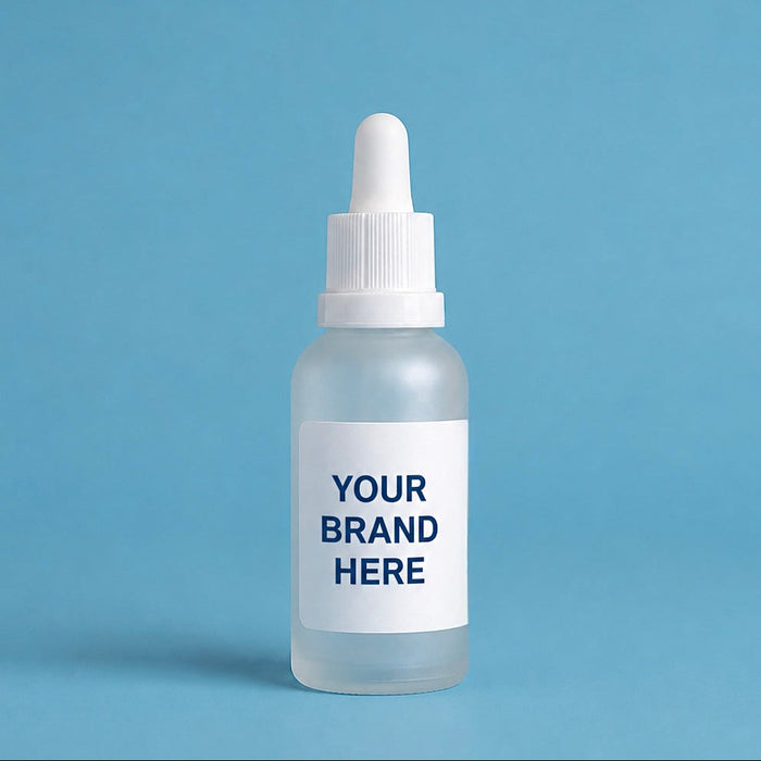 30 mL Frosted Glass Bottle / Custom Brand (MOQ 10)