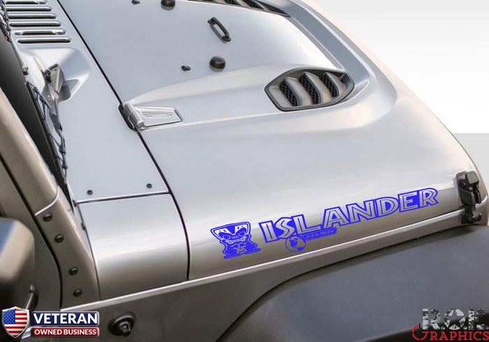 jeep hood decals custom Islander