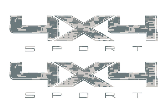 4X4 SPORT Bedside Digi Camo Decal Fits Ford Trucks 2008-2017 F150-250 SUPER DUTY