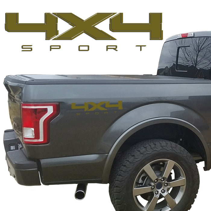 4X4 SPORT BEDSIDE VINYL DECAL FIT FORD TRUCKS 2008-2017 F150 F250 SUPER DUTY 0003