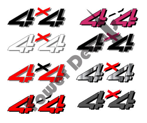 4x4 TRUCK BED SIDE DECAL FOR 1998-2007 CHEVY SILVERADO GMC SIERRA HD