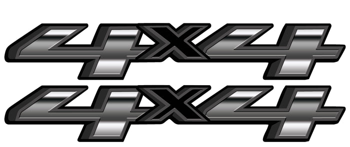 4x4 Vinyl Decal for Truck Bed Fits: 2014-2018GMC Chevrolet Silverado
