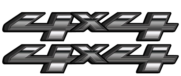 4x4 Vinyl Decal for Truck Bed Fits: 2014-2018GMC Chevrolet Silverado