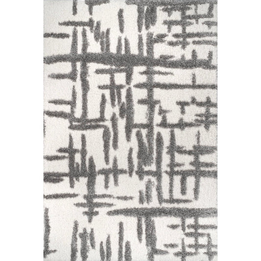 4x6 Lydia High Low Modern Soft Shaggy Area Rug
