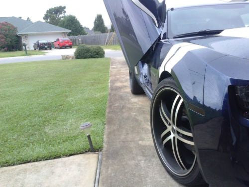 5 Inch Double Fender Hash Stripes Vinyl - Both Sides - Fits Camaro 2010-2015 0047