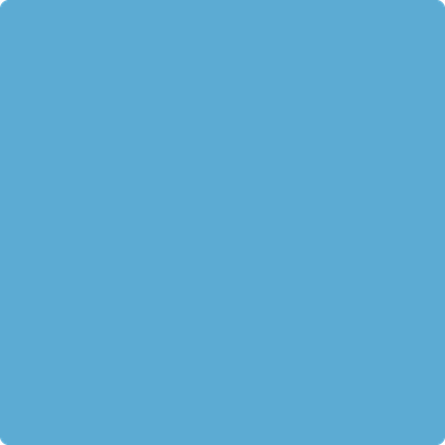 782-Blue: Belle Island  a paint color by Benjamin Moore avaiable at Clement's Paint in Austin, TX.
