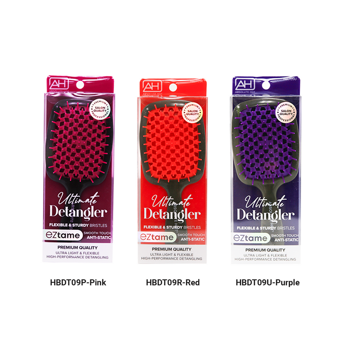 Absolute Hot Ultimate Detangler Flexible & Sturdy Bristles Hair Brush