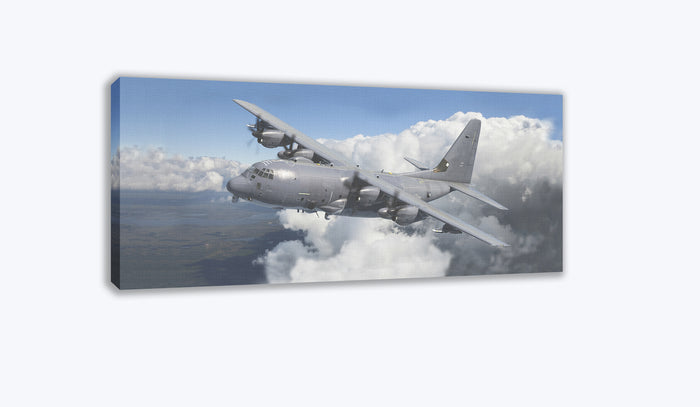 AC-130J Gunship in the Clouds Canvas Print
