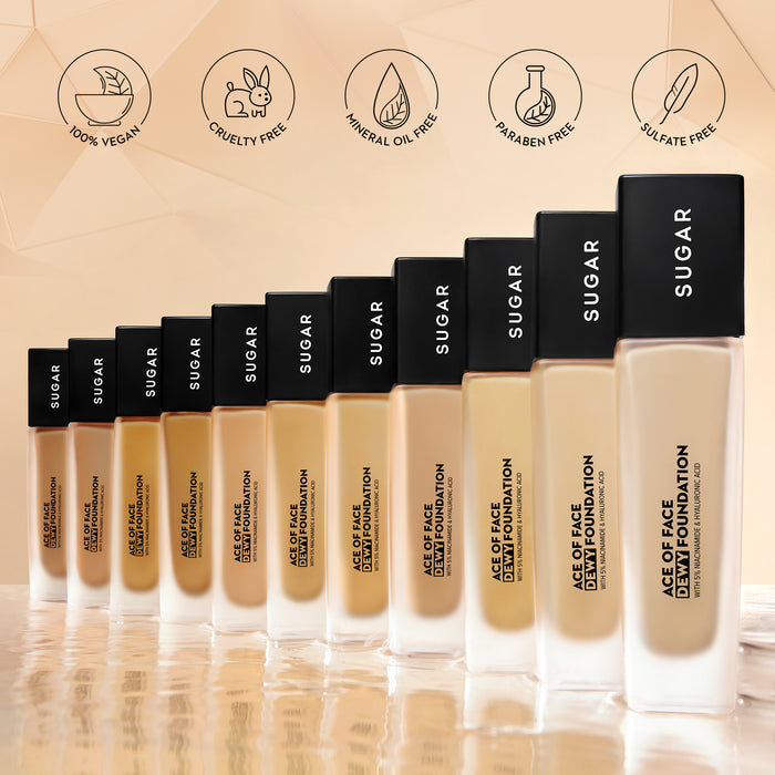 Ace of Face Dewy Foundation (KIT)