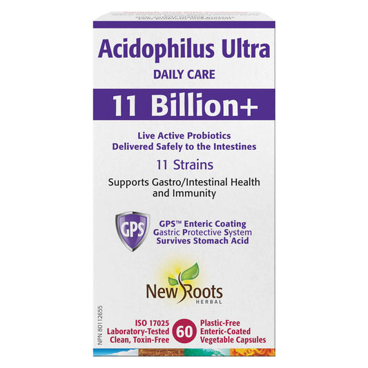 Box of New Roots Acidophilus Ultra 60 Vegetable Capsules